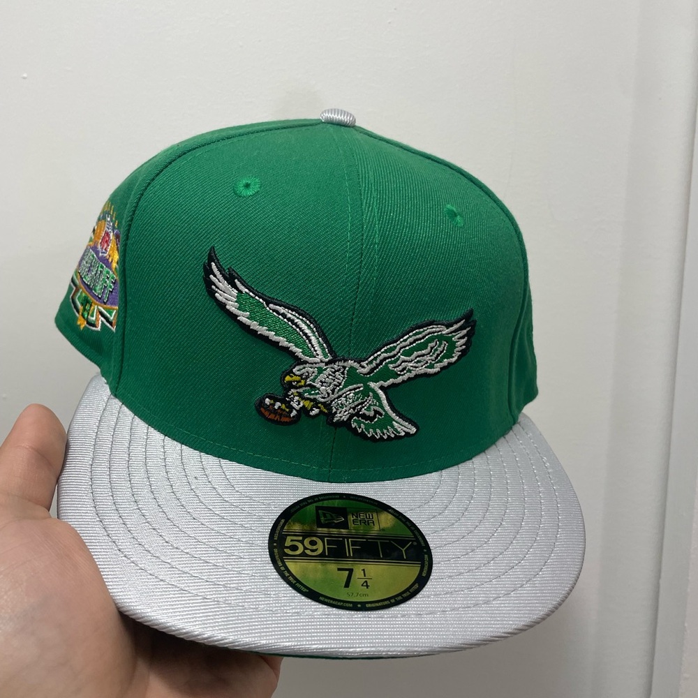 Myfitteds Philadelphia Eagles NFL 1993 Draft kickoff patch size 7 1/4 brand new